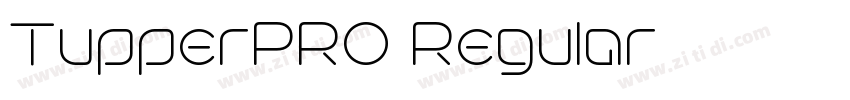 TupperPRO Regular字体转换 TupperPRO Regular字体转换